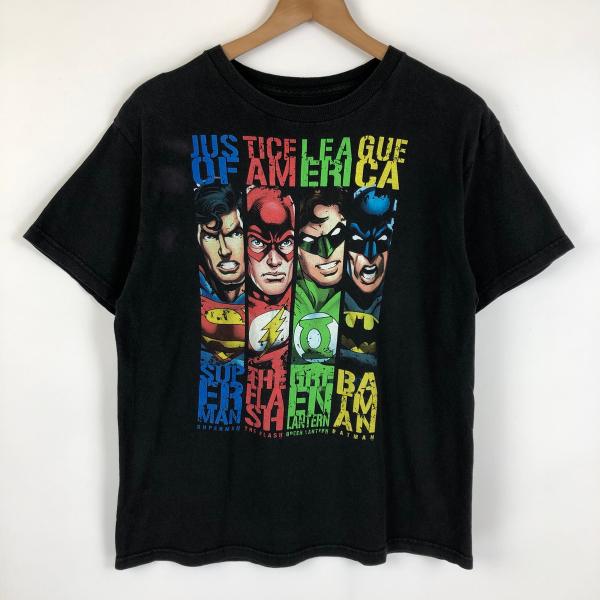 JUSTICE LEAGUE ジャスティスリーグ キャラクタープリントTシャツ バットマン スーパー...