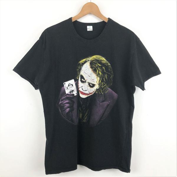 【古着】ヴィンテージ Tシャツ ジョーカー バットマン 映画 ダークナイト 90年代 ブラック系 メ...