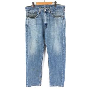 【古着】 Levi's リーバイス 505 デニムパンツ ジップフライ ジャパン企画 ニカラグア製 ブルー系 メンズW34 【中古】 n043450