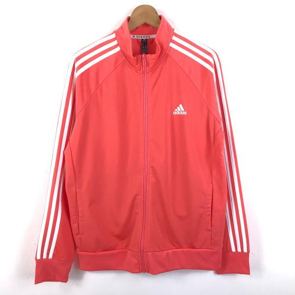 【古着】 adidas アディダス ジャージ トラックジャケット レトロ 袖ライン ピンク系 レディ...