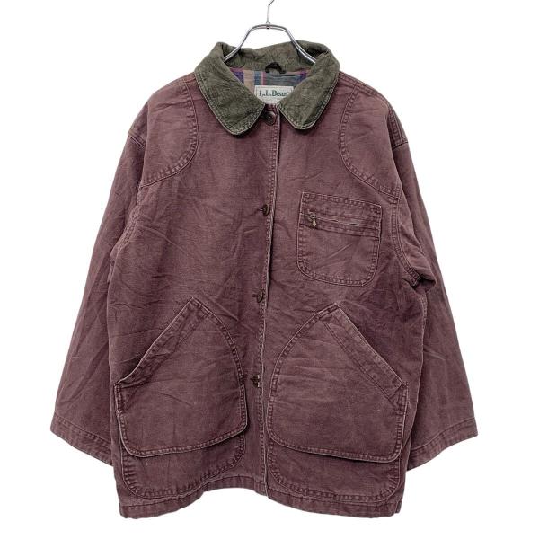 80s USA製 L.L.Bean レディース ハンティングジャケット ボルドー XXL位 エルエル...