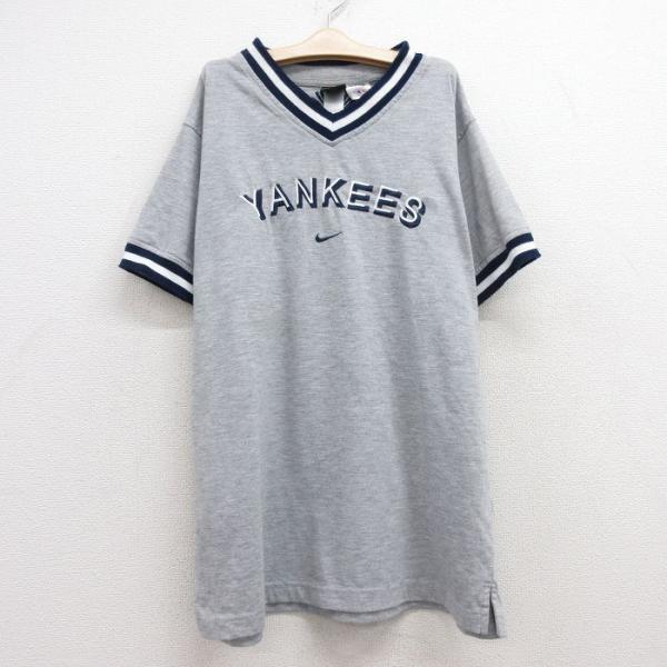 古着 ナイキ NIKE 半袖 ビンテージ Tシャツ キッズ ボーイズ 子供服 00s MLB ニュー...