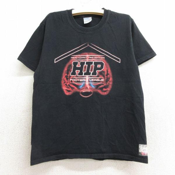 【50%OFF】古着 半袖 ビンテージ Tシャツ キッズ ボーイズ 子供服 00s HIP 脳 フッ...