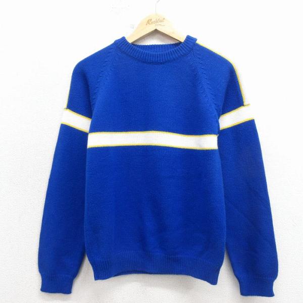 古着 JCペニー 長袖 セーター キッズ 子供服 80年代 80s アクリル ラグラン クルーネック...
