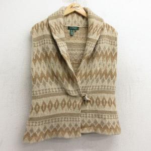 古着 エルエルビーン LLBEAN 長袖 セーター レディース 80年代 80s バーズアイ クルーネック 生成り 25oct22 中古 ニット トップス L.L.Bean - 古着 エルエルビーン LLBEAN 長袖 セーター レディース 80