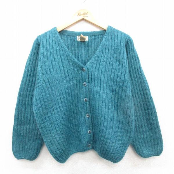 【20%OFF】古着 エルエルビーン 長袖 ニット カーディガン レディース 90年代 90s モヘ...
