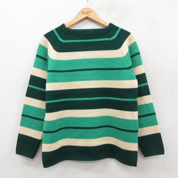 【20%OFF】古着 長袖 セーター レディース 80年代 80s ラグラン ウール クルーネック ...