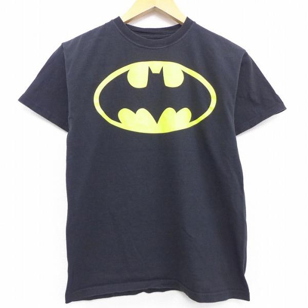 古着 半袖 Tシャツ キッズ ボーイズ 子供服 DCコミックス バットマン BATMAN ビッグロゴ...