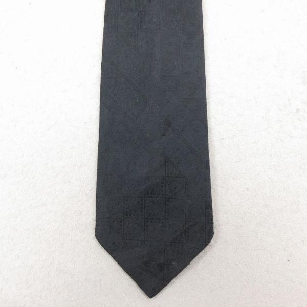 中古 モンゴメリーワード ネクタイ 80年代 80s 総柄 黒 26feb12