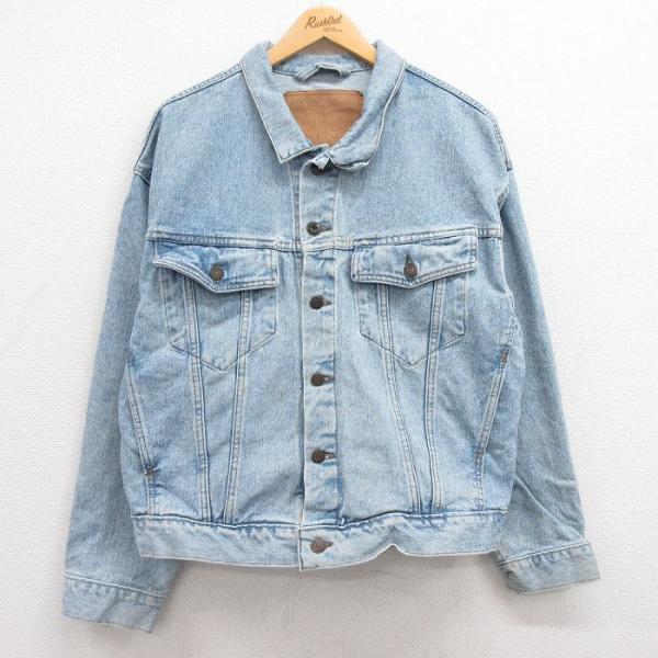 XL/古着 リーバイス Levis 70598 長袖 ジージャン メンズ 90s コットン 紺 sp...