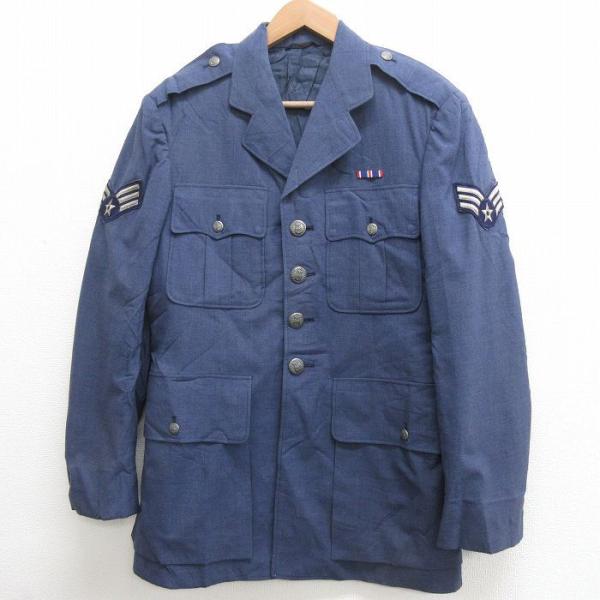 M/古着 長袖 ビンテージ ミリタリー ジャケット 将校服 ユニフォーム メンズ 60s USAF ...