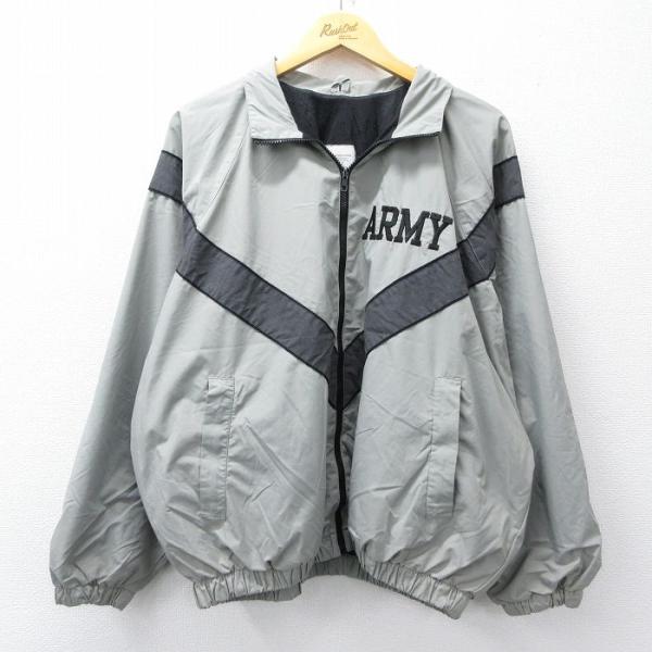 【50%OFF】XL/古着 長袖 ミリタリー ナイロン ジャケット メンズ 00s アーミー リフレ...