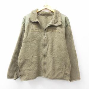 XL/古着 長袖 ミリタリー フリース ジャケット メンズ 00年代 00s
