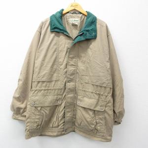 XL/古着 エルエルビーン LLBEAN 長袖 ナイロン ジャケット メンズ 90s 大きいサイズ ...