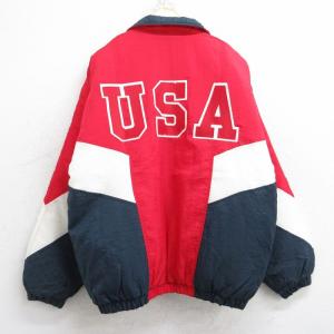 【ゆずき様】90s古着NAUTICAハーフジップ ナイロンジャケット アノラック NAUTICA（ノーティカ） L/古着 長袖 ブランド ハーフジップ ナイロン