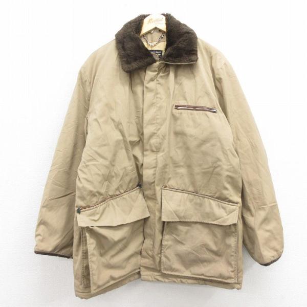 L/古着 BROWNING 長袖 ジャケット メンズ 80s タロン ベージュ カーキ spe 25...