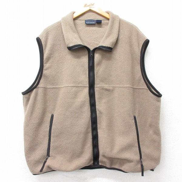 XL/古着 ベーシックエディションズ フリース ベスト メンズ 90年代 90s 大きいサイズ ベー...