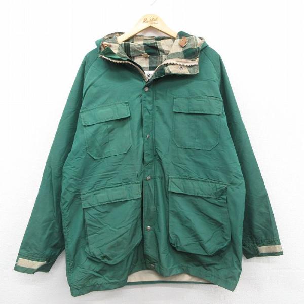 XL/古着 ウールリッチ 長袖 ジャケット マウンテン パーカー メンズ 80年代 80s ロクヨン...