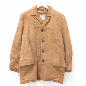 J.CREW ジェイクルー レザーカーコート ブラウン 古着 XL リアルレザー J.Crew（レザージャケット）のフリマアイテム一覧