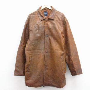 XL/古着 長袖 スエード レザー ジャケット スタジャン メンズ NFL