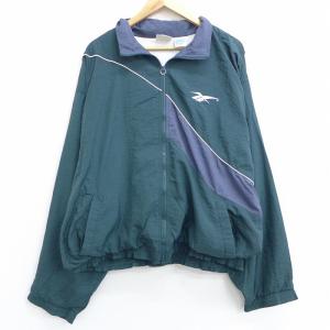 XL/古着 長袖 ナイロン ジャケット 90s リーボック