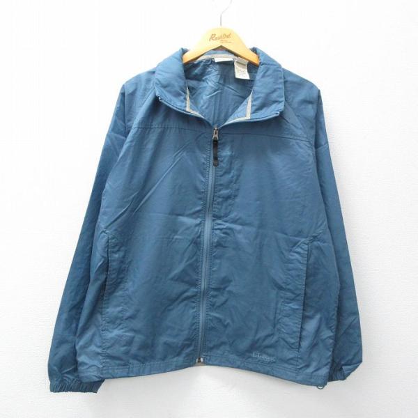 M/古着 エルエルビーン LLBEAN 長袖 ナイロン ジャケット メンズ 00s リップストップ ...