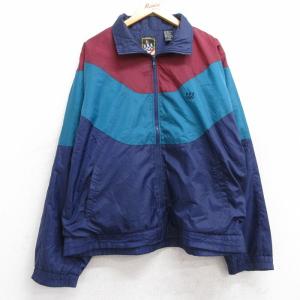 Eddie Bauer（エディーバウアー） L/古着 長袖 ハーフジップ ナイロン