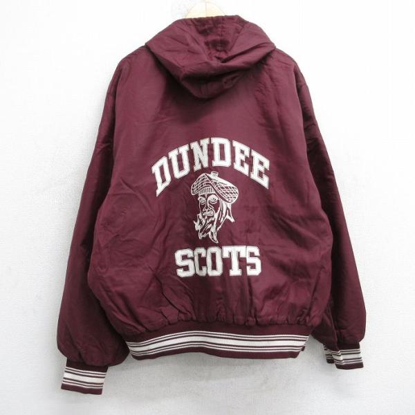 XL/古着 長袖 ハーフジップ ナイロン ジャケット パーカー メンズ 90年代 90s DUNDE...