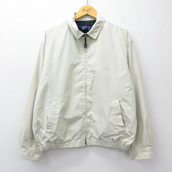 XL/古着 ノーティカ 長袖 ブランド ジャケット スイングトップ メンズ 90s ワンポイントロゴ...