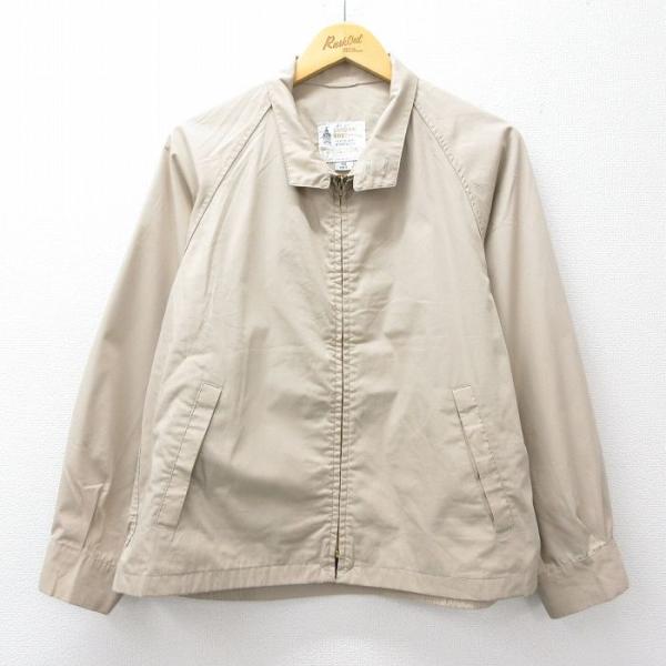 L/古着 ロンドンフォグ 長袖 ジャケット スイングトップ メンズ 80年代 80s ラグラン タロ...