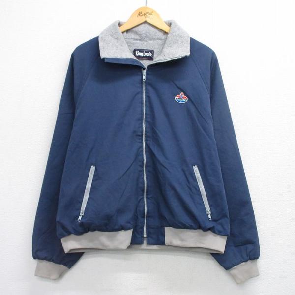 【20%OFF】XL/古着 キングルイ 長袖 ジャケット メンズ 90年代 90s AMOCO ラグ...