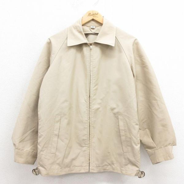 【20%OFF】M/古着 長袖 ビンテージ ジャケット メンズ 70s ラグラン タロン ベージュ ...