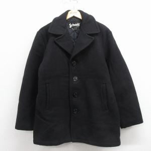 Schott N.Y.C（ショット） L/古着 長袖 ウール ピーコート メンズ 00