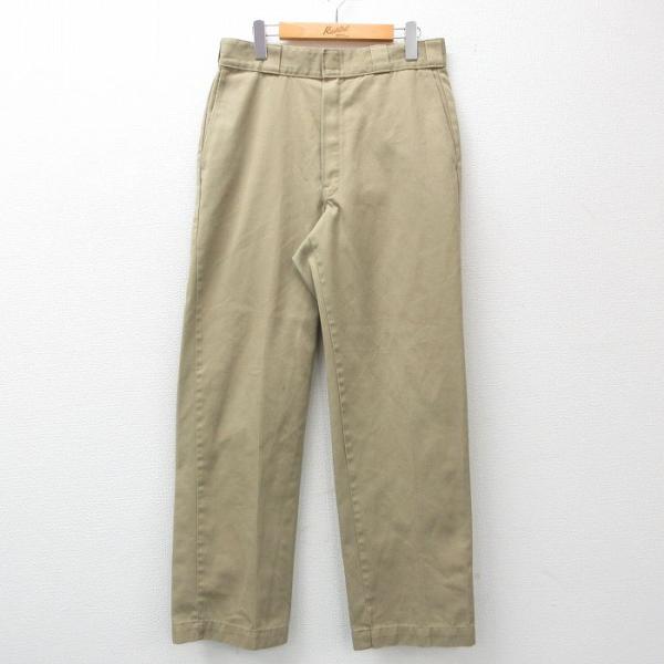 W32/古着 ディッキーズ Dickies ワーク パンツ メンズ 90s 874 タロン ベージュ...