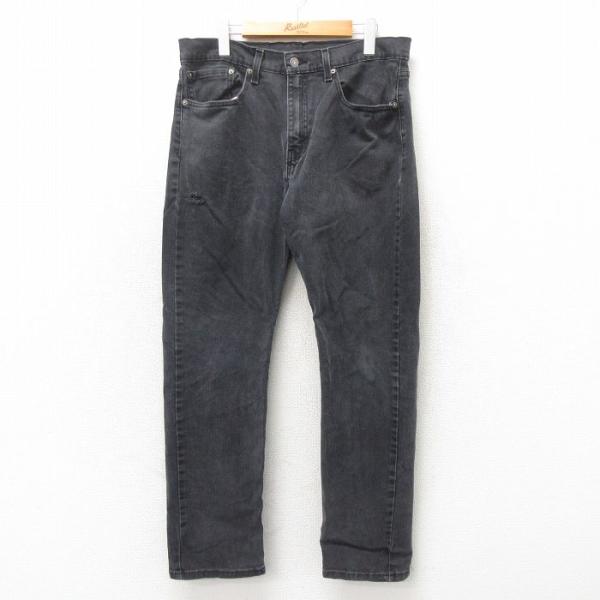 W34/古着 リーバイス Levis 502 ジーンズ メンズ 黒 ブラック 25may02 中古 ...