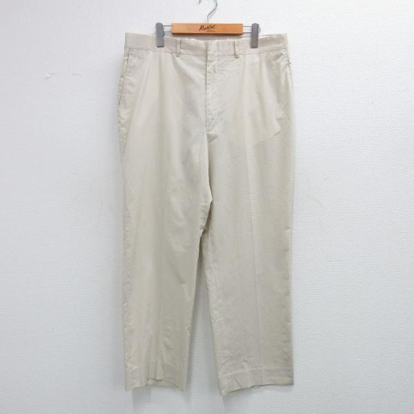 W37/古着 HAGGAR パンツ メンズ 80s タロン 薄ベージュ カーキ 25jun11 中古...