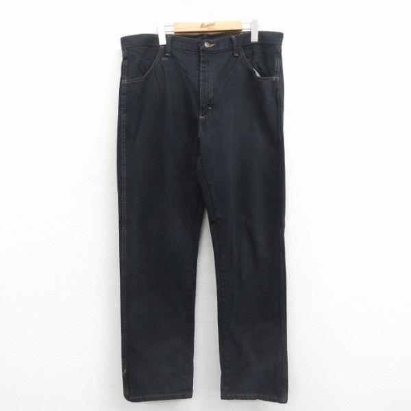 【20%OFF】W37/古着 ラスラー ジーンズ メンズ コットン 黒 25nov17 2OF