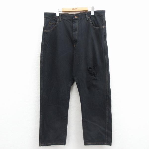 【20%OFF】W39/古着 ラスラー ジーンズ メンズ コットン 黒 25nov17 2OF