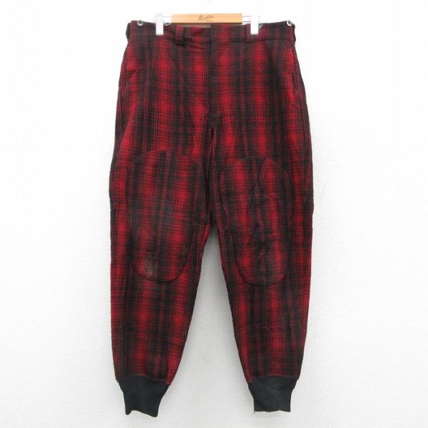 【20%OFF】W36/古着 ウールリッチ ハンティング パンツ メンズ 80年代 80s ダブルニ...