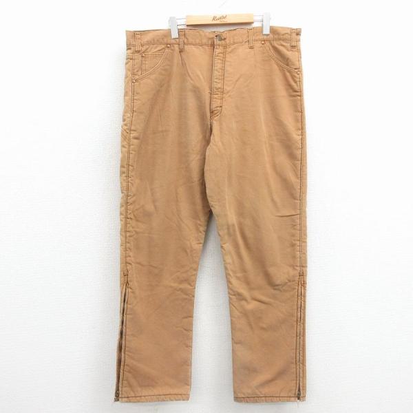 W40/古着 キー KEY ペインター パンツ メンズ 80年代 80s ダック地 大きいサイズ コ...