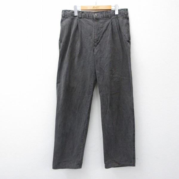 W33/古着 ドッカーズ ジーンズ メンズ 80年代 80s タロン 黒 spe 26mar07