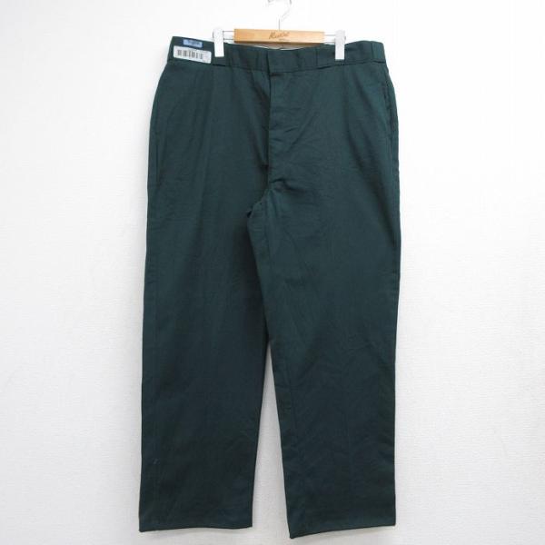 W39/古着 ディッキーズ ワーク パンツ メンズ 90年代 90s グリーン spe 26jul3...
