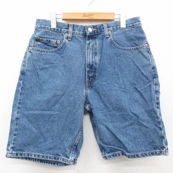 W31/古着 リーバイス Levis 505 ショート パンツ ショーツ メンズ 00s コットン ...