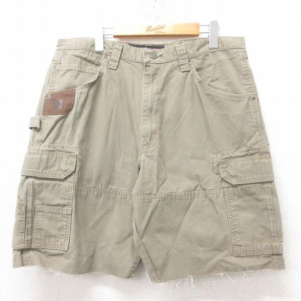 【50%OFF】W36/古着 ラングラー ショート ペインター カーゴ パンツ ショーツ メンズ リ...