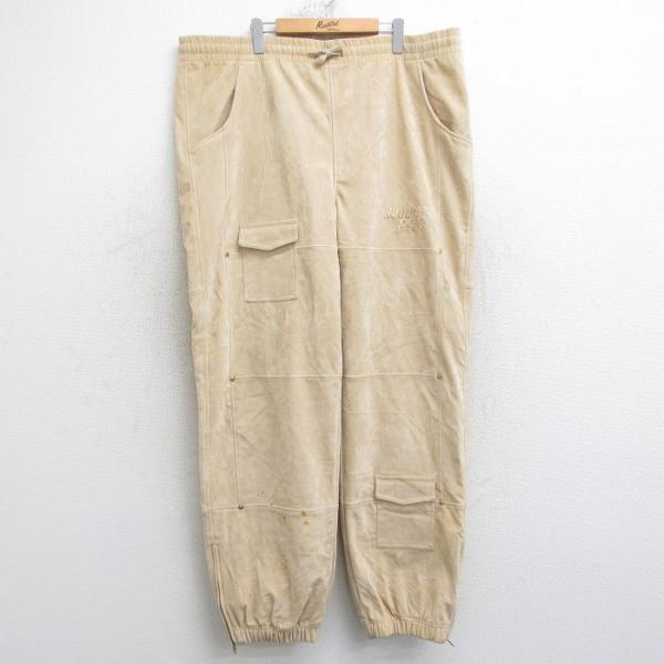 【20%OFF】W44/古着 サウスポール イージー パンツ メンズ ワンポイントロゴ 大きいサイズ...