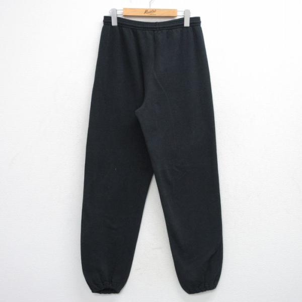 W36/古着 ジャージーズ スウェット パンツ メンズ 80年代 80s 無地 黒 26mar10