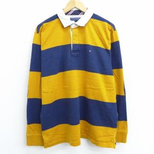 XL/古着 長袖 ブランド ラガー シャツ トミーヒルフィガー