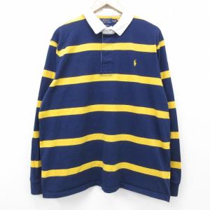 XL/古着 長袖 ブランド ラガー シャツ ラルフローレン