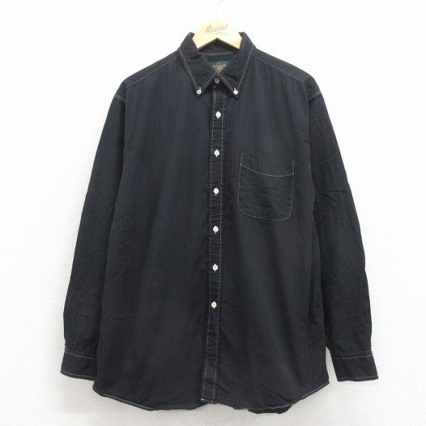 XL/古着 ジェイクルー 長袖 ブランド シャツ メンズ 90年代 90s コットン ボタンダウン ...