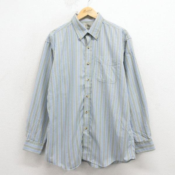 XL/古着 エルエルビーン 長袖 ブランド シャツ メンズ 00年代 00s コットン ボタンダウン...